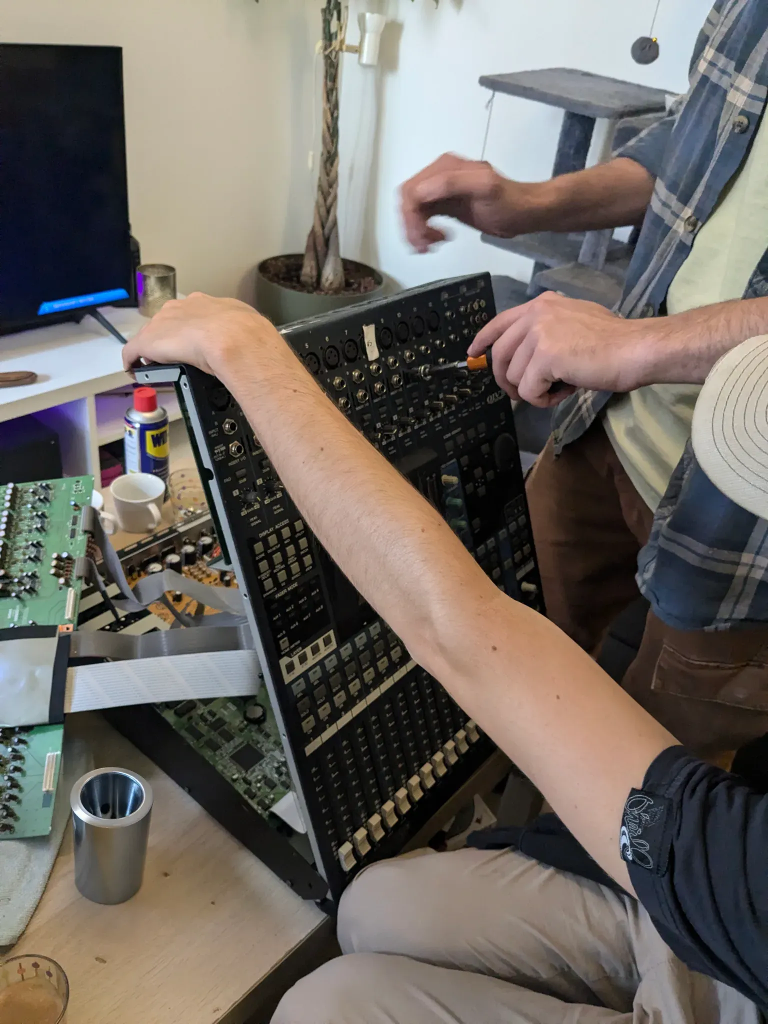 réparation d'une console